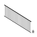8’ x 36” Matte Black Aluminum Stair Kit T712472
