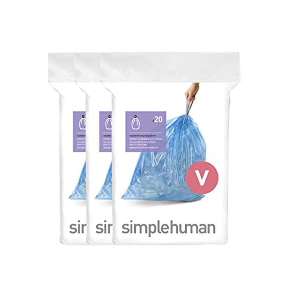 60 Count Drawstring Kitchen Trash Bags U557