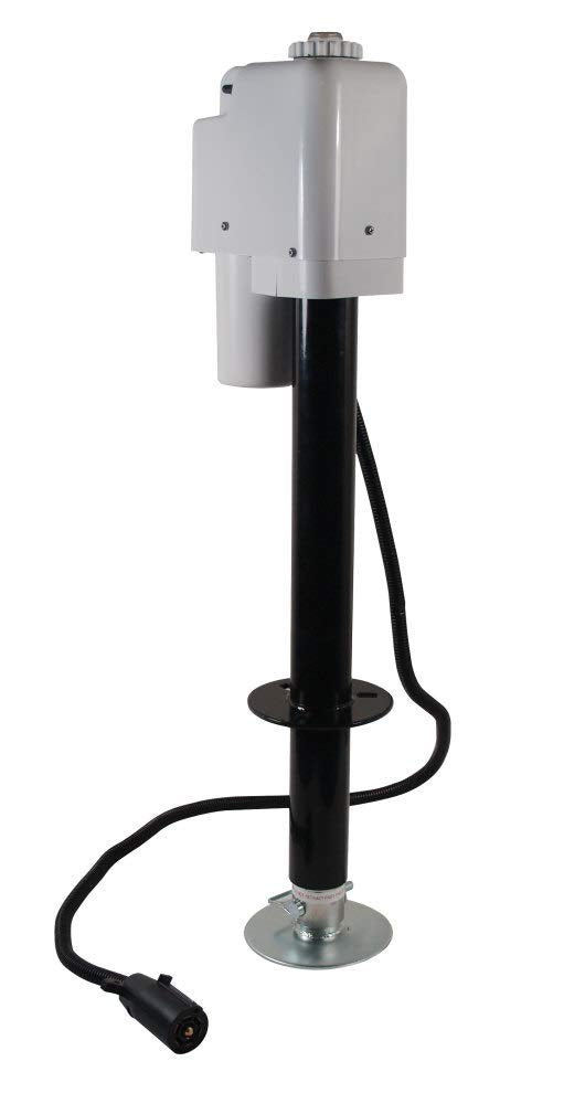 Electric Tongue Jack with 7-Way Plug, White I7178