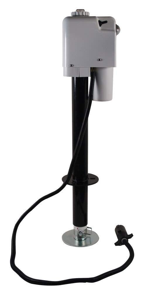 Electric Tongue Jack with 7-Way Plug, White I7178