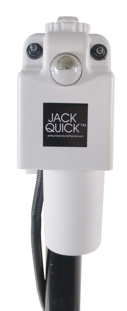 Electric Tongue Jack with 7-Way Plug, White I7178