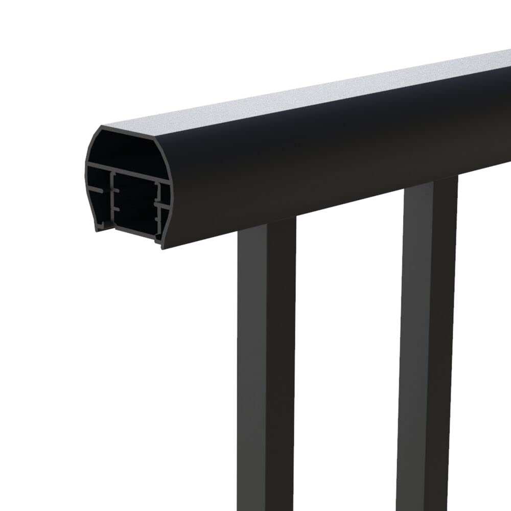 8’ x 36” Matte Black Aluminum Stair Kit T712472