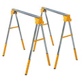 2 Pack Adjustable Steel Saw Horses 2600 Lbs H948729