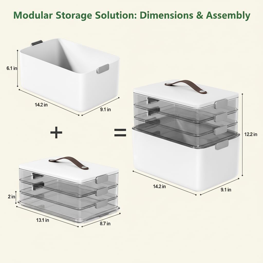 Medicine Cabinet Organizers Storage Box L153