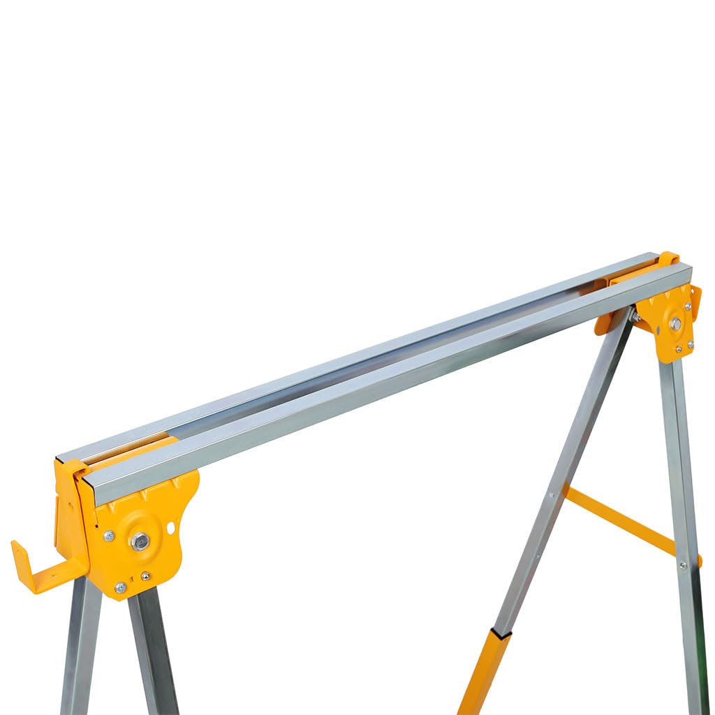 2 Pack Adjustable Steel Saw Horses 2600 Lbs H948729