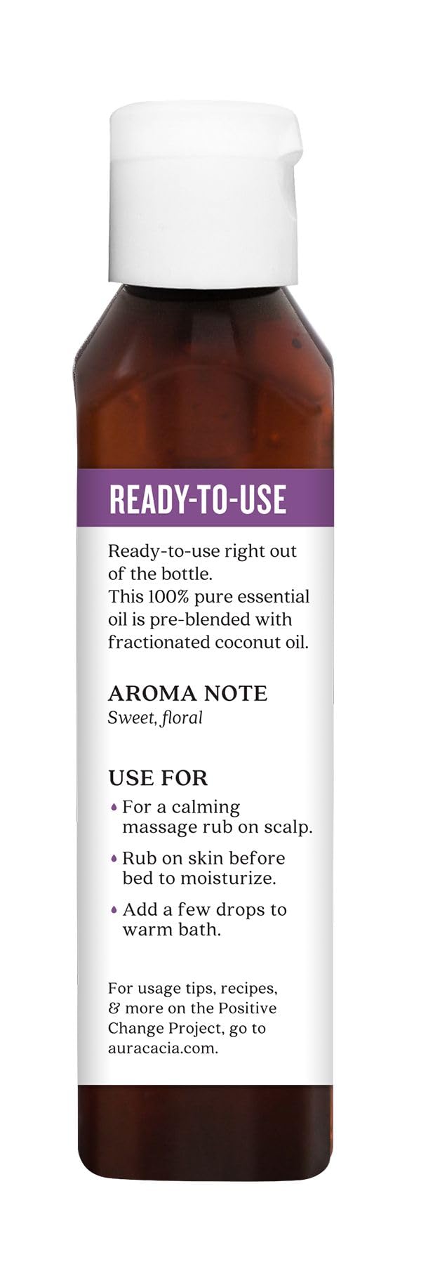 Lavender Essential Oil in Fractionated Coconut Oil 4 fl. oz. W4851