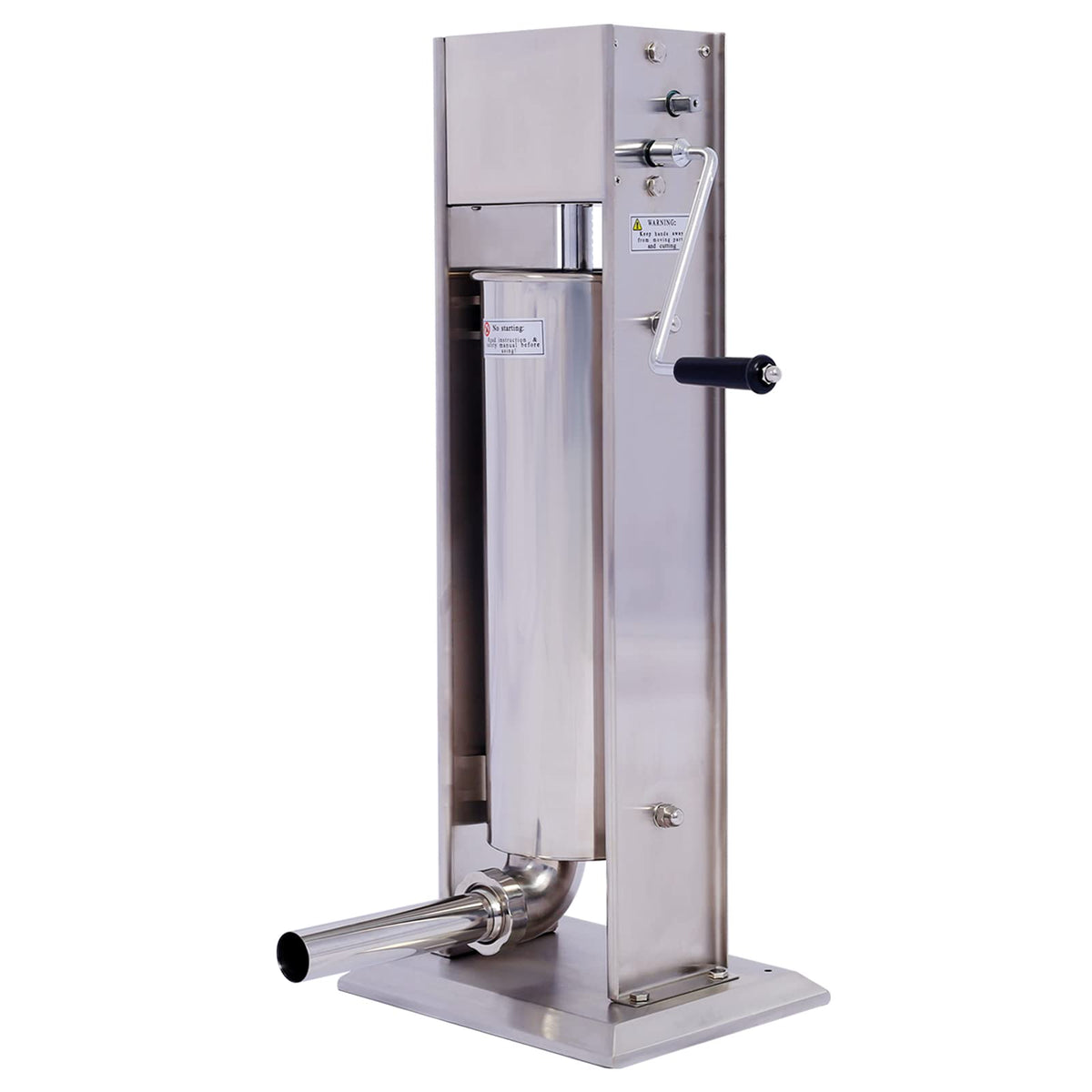 Stainless Steel Sausage Stuffer 15LB 7L with 4 Nozzles A934468