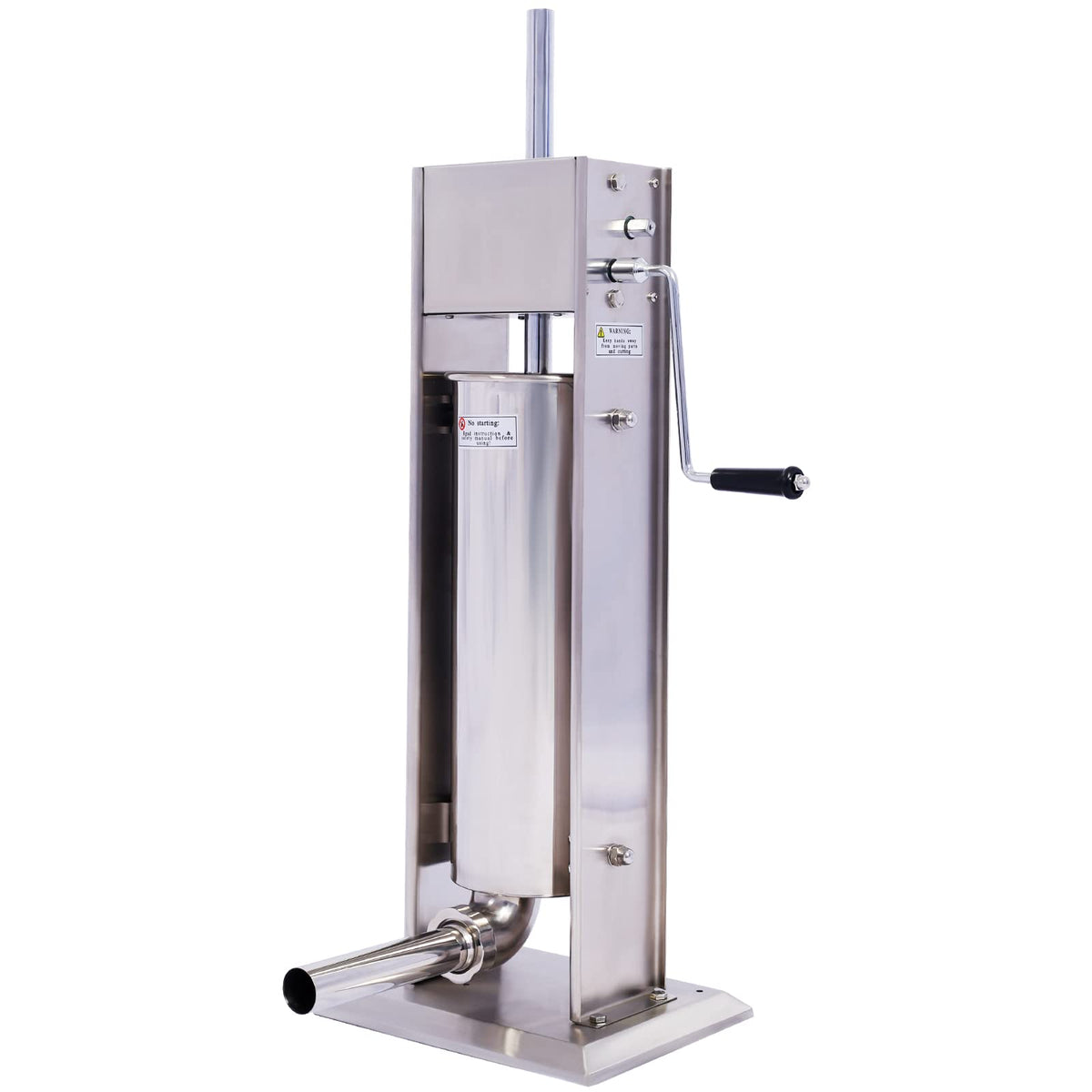 Stainless Steel Sausage Stuffer 15LB 7L with 4 Nozzles A934468
