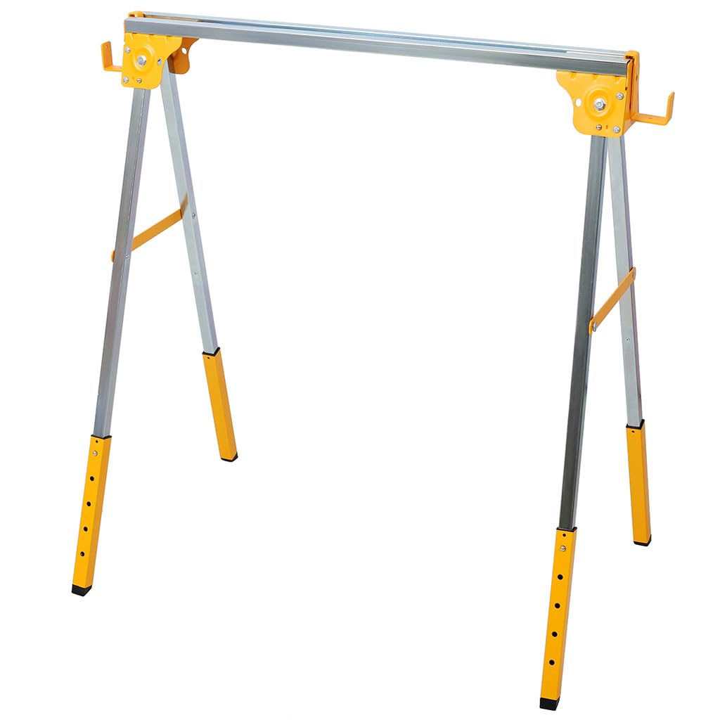 2 Pack Adjustable Steel Saw Horses 2600 Lbs H948729