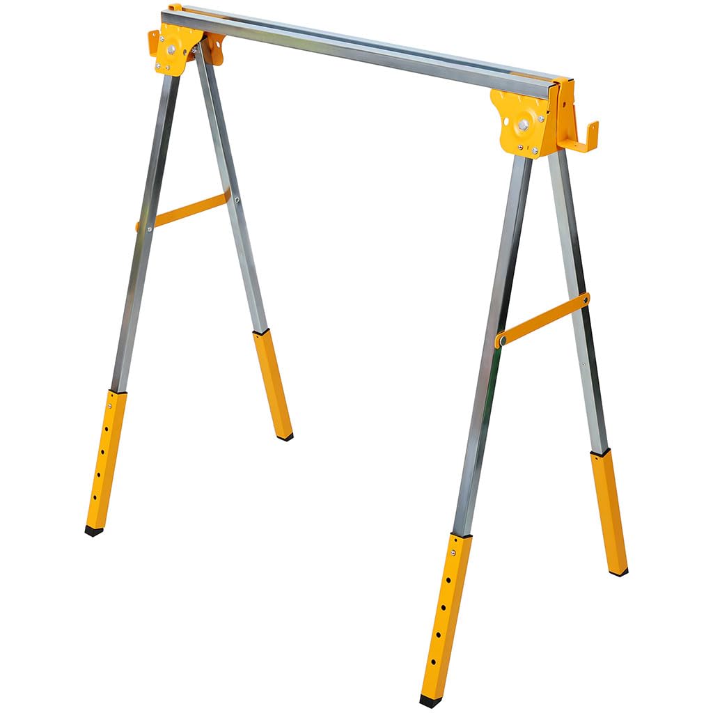 2 Pack Adjustable Steel Saw Horses 2600 Lbs H948729