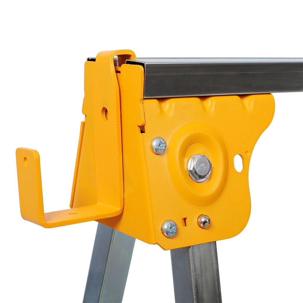 2 Pack Adjustable Steel Saw Horses 2600 Lbs H948729