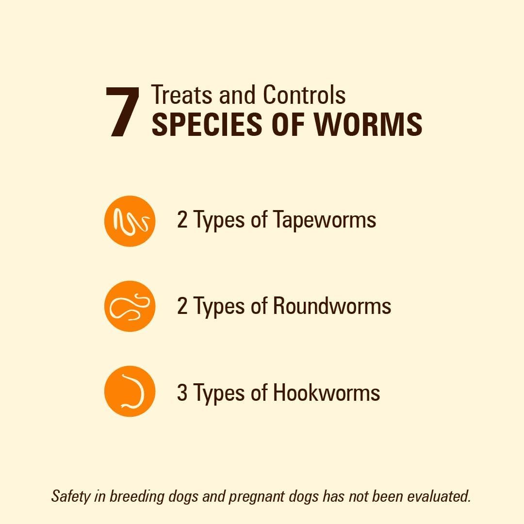 Small Dogs 7 Way DeWormer 6 Count Pack of 3 V39914