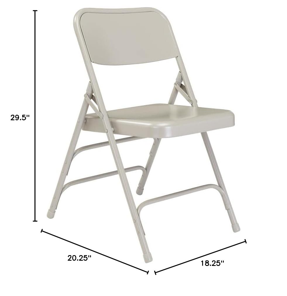 Grey All-Steel Chair 4 Pack P8103