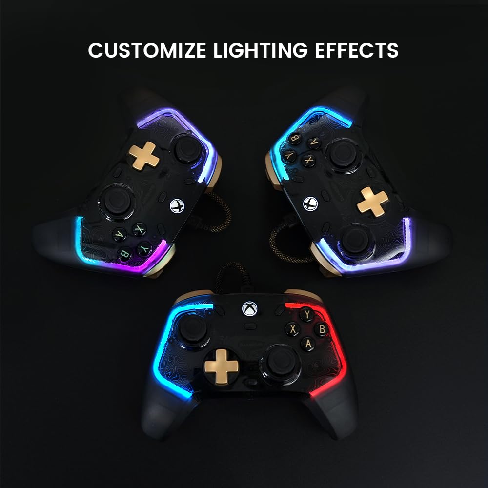 Wired Controller with RGB Lighting and Hall Effect Joystick S5109