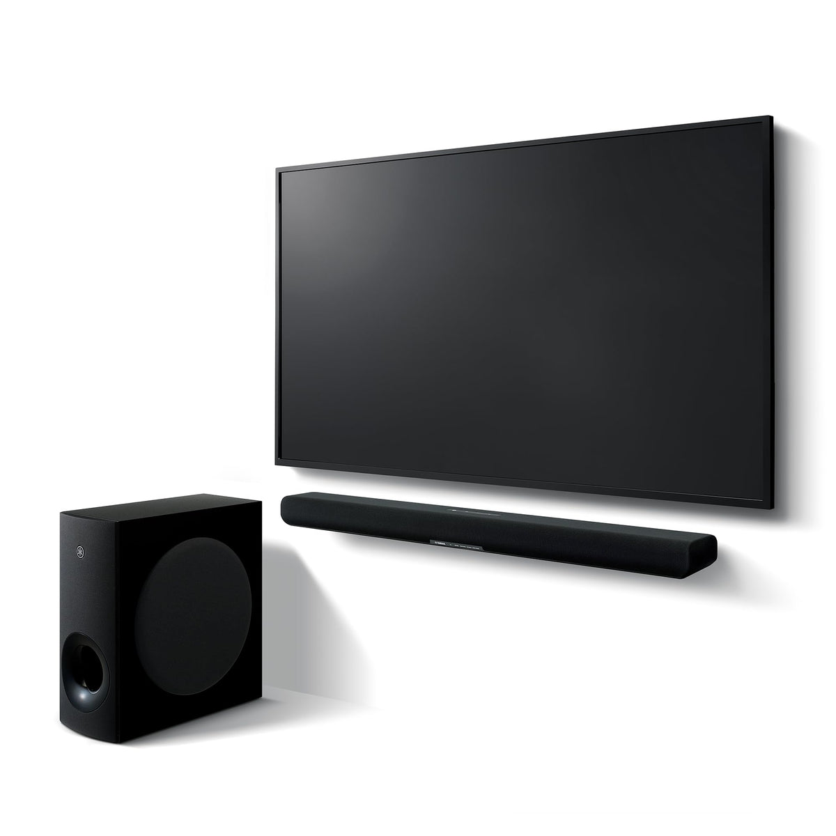 Black Sound Bar with Wireless Subwoofer A961458