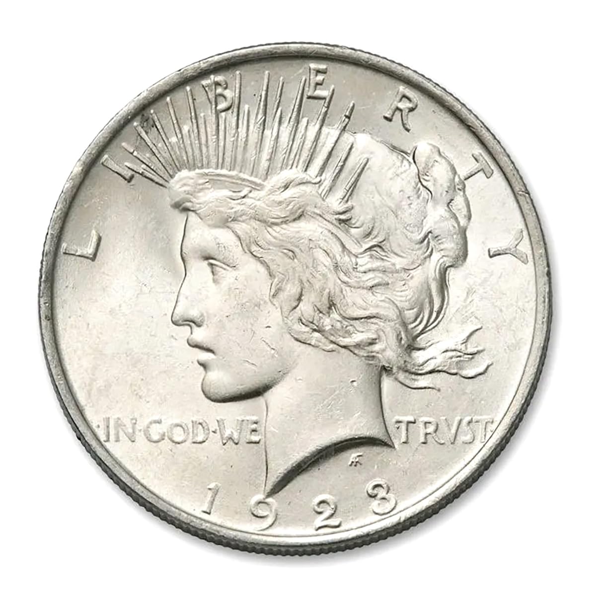 Peace Silver Dollar Q3349