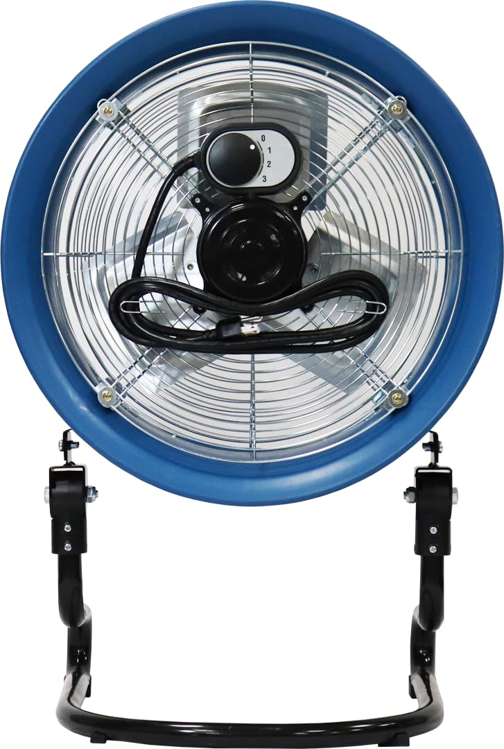Blue 20-Inch 3-Speed Floor Fan A723634