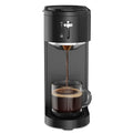Single Serve Coffee Maker for K Cup and Ground Coffee, 6oz-14oz, Matte Black E17942