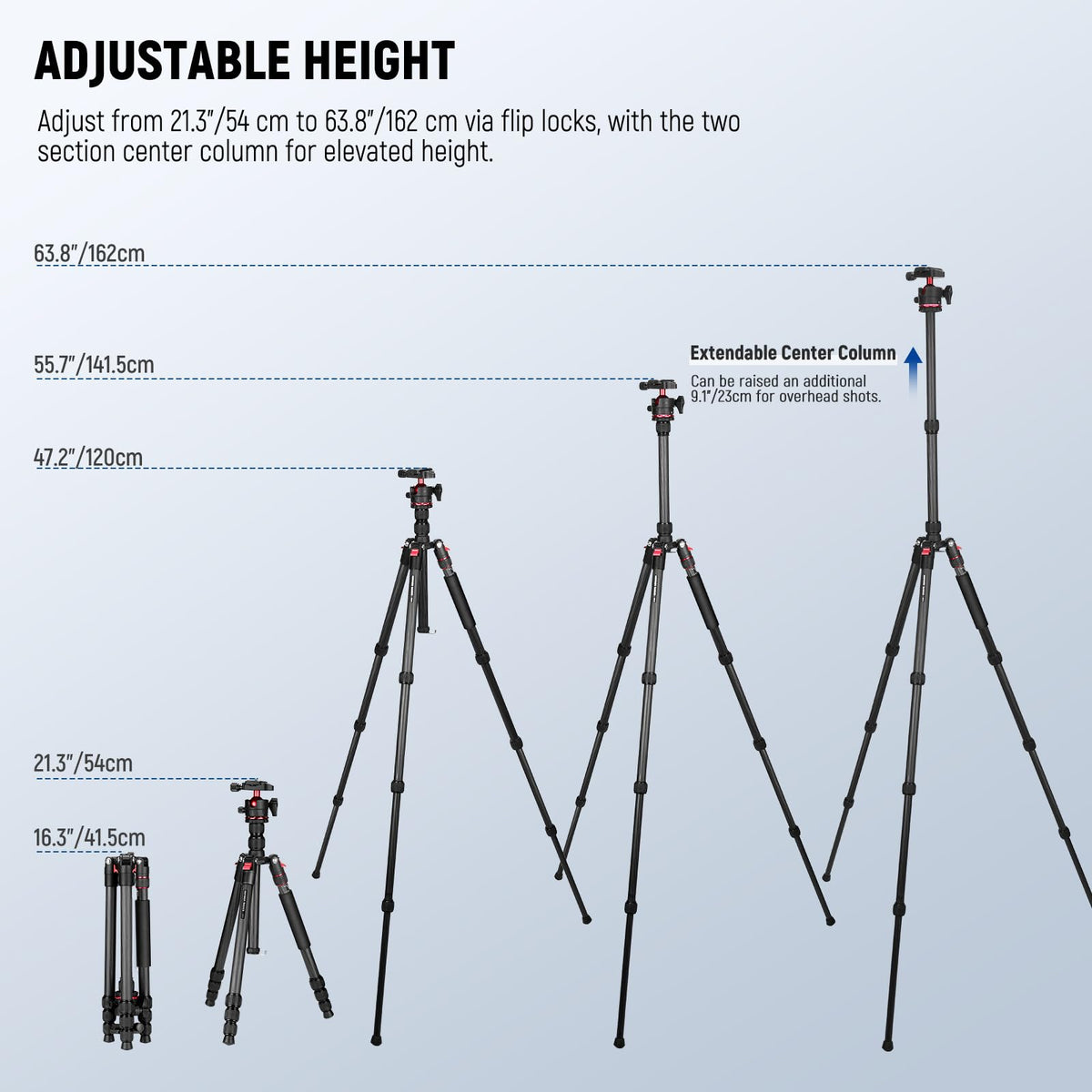 Carbon Fiber Travel Tripod Monopod N9892