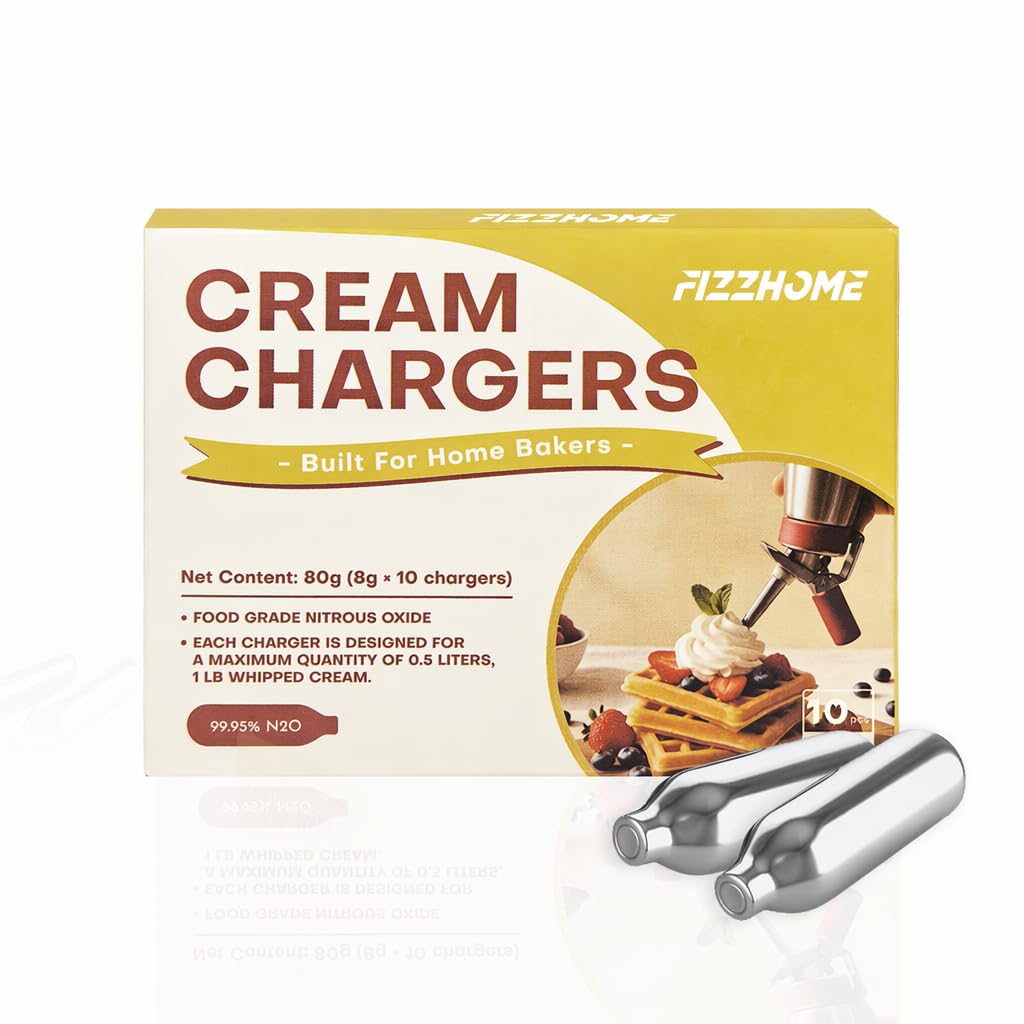 10-Pack 8g N2O Cream Chargers K406730