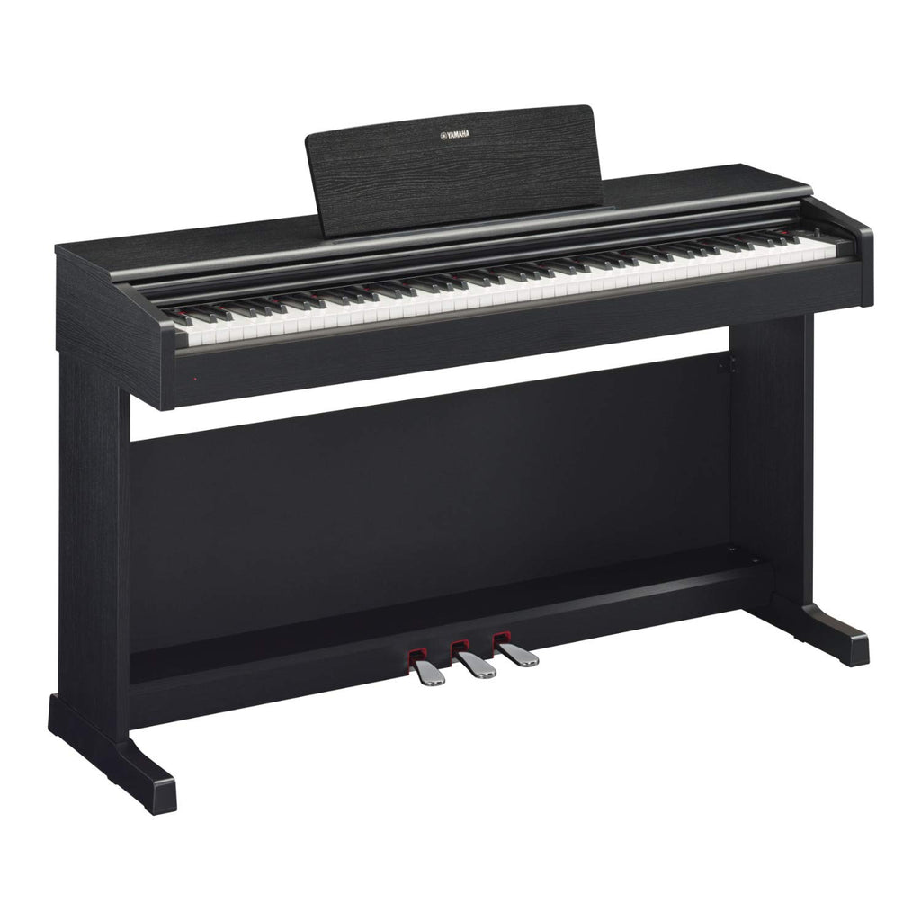 Black Digital Console Piano with Bench E9097