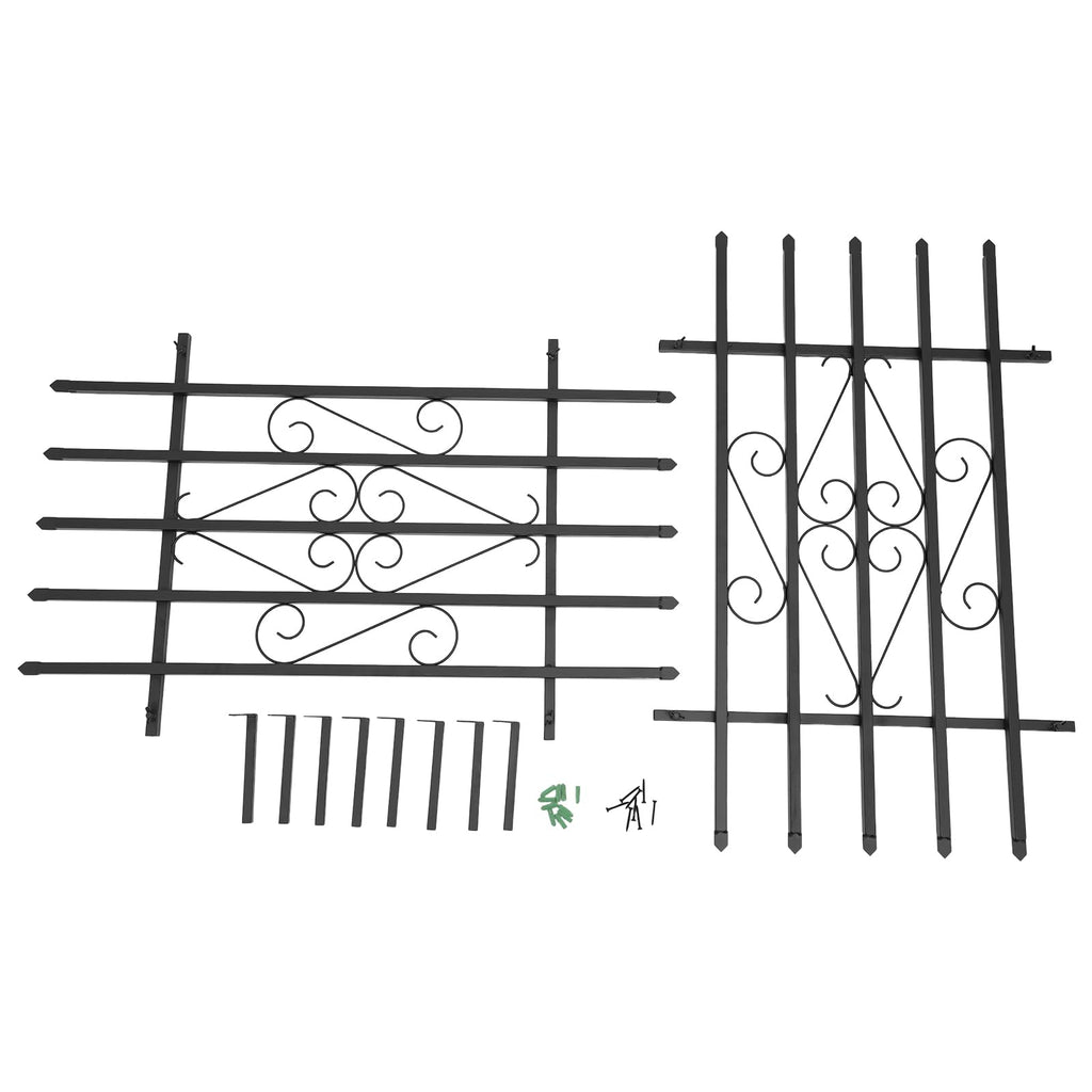 Window Security Bars Rust Resistant 24 x 36in E650