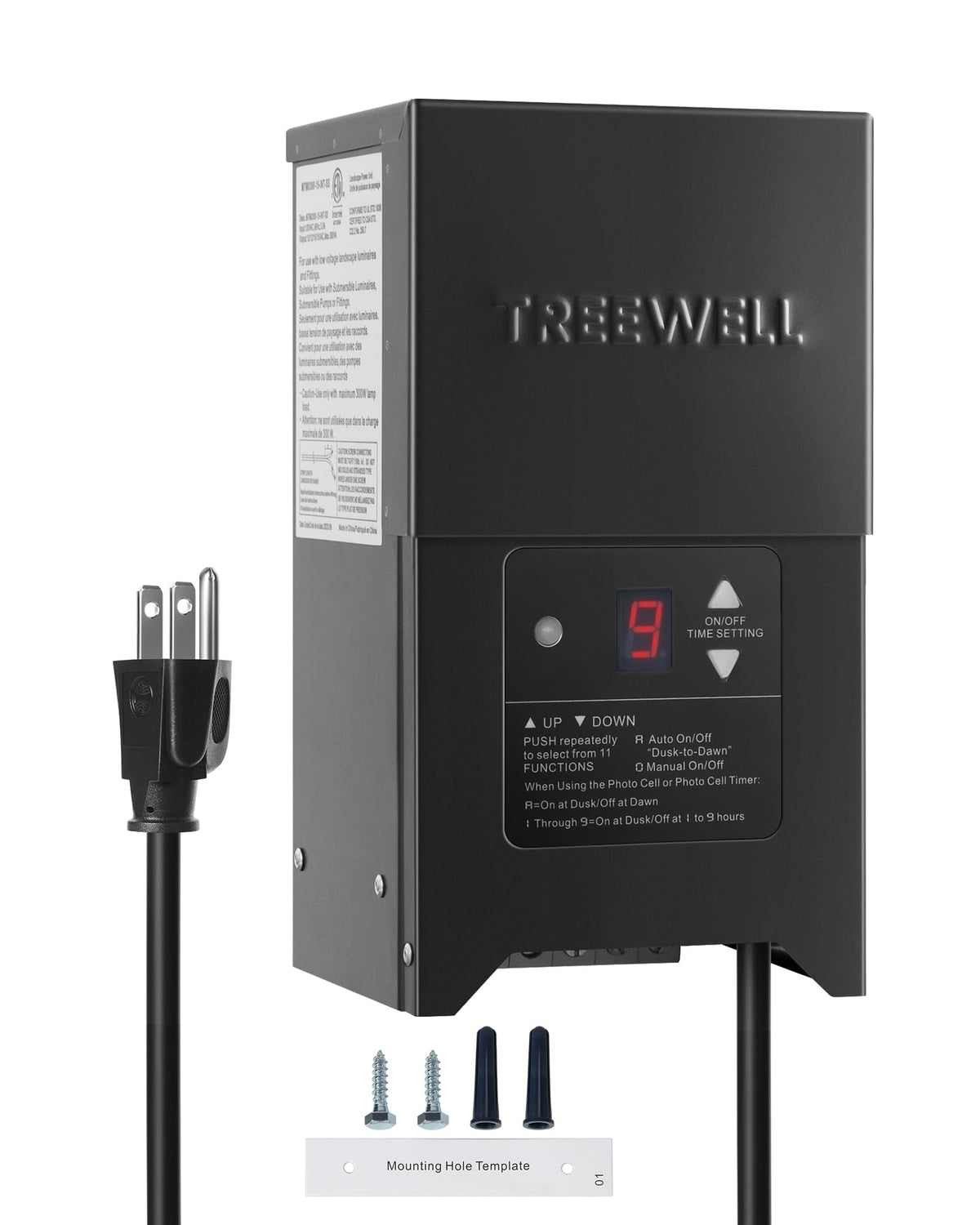 300W Low Voltage Landscape Transformer Stainless Steel Waterproof S995915