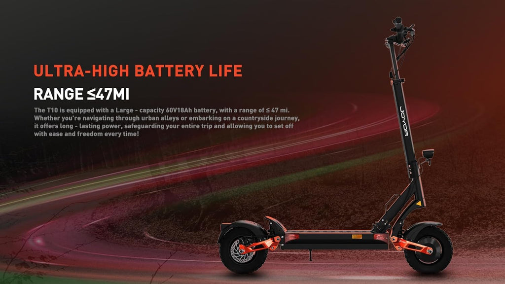 3000W Dual Motor 10" Tires Folding Electric Scooter N700