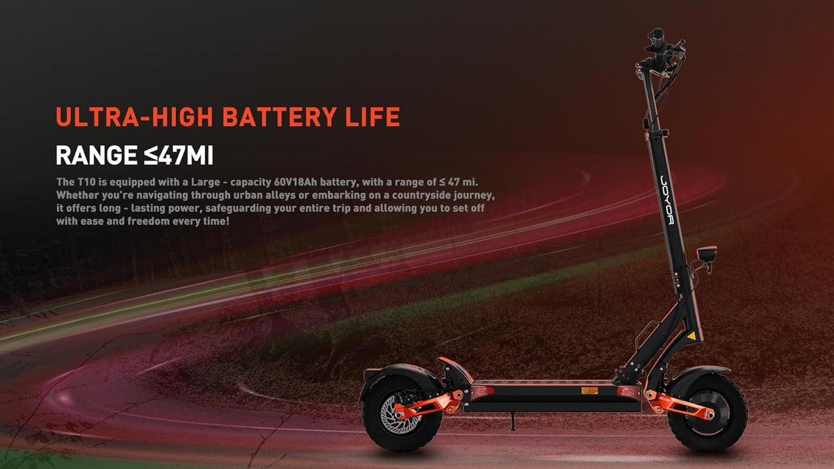 3000W Dual Motor 10" Tires Folding Electric Scooter N700