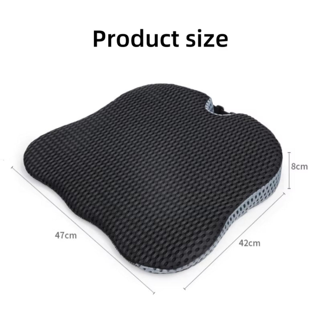 Black Memory Foam Car Seat Booster Cushion B3276