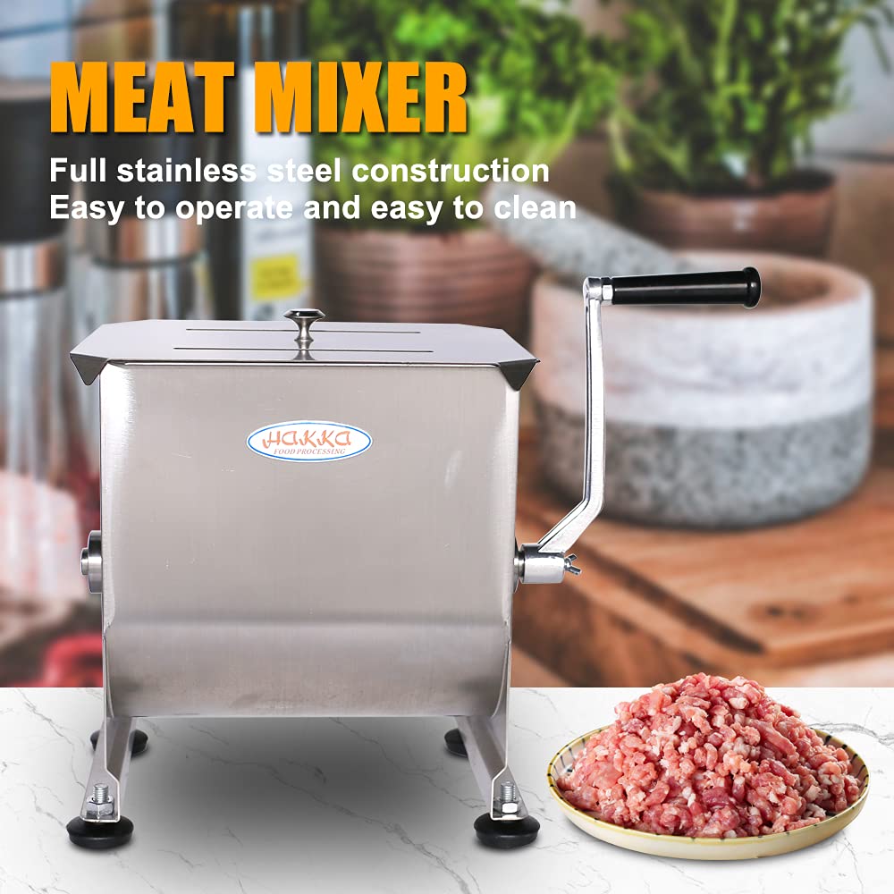 7L Sausage Stuffer and 15lb Manual Meat Mixer G506