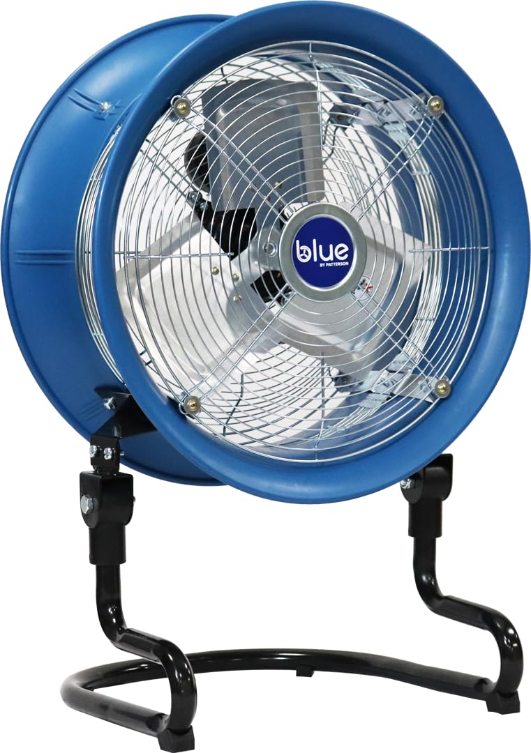 Blue 20-Inch 3-Speed Floor Fan A723634