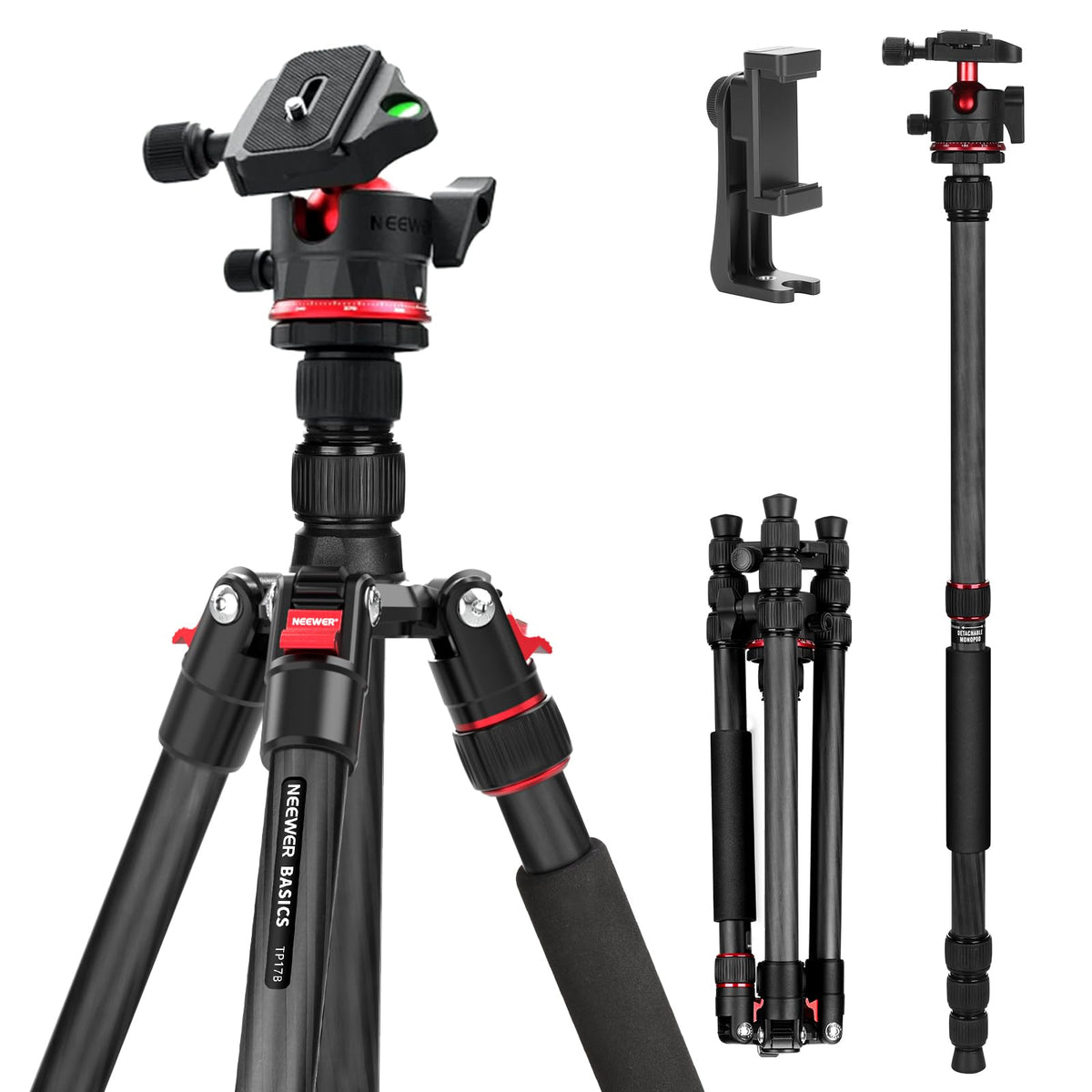 Carbon Fiber Travel Tripod Monopod N9892