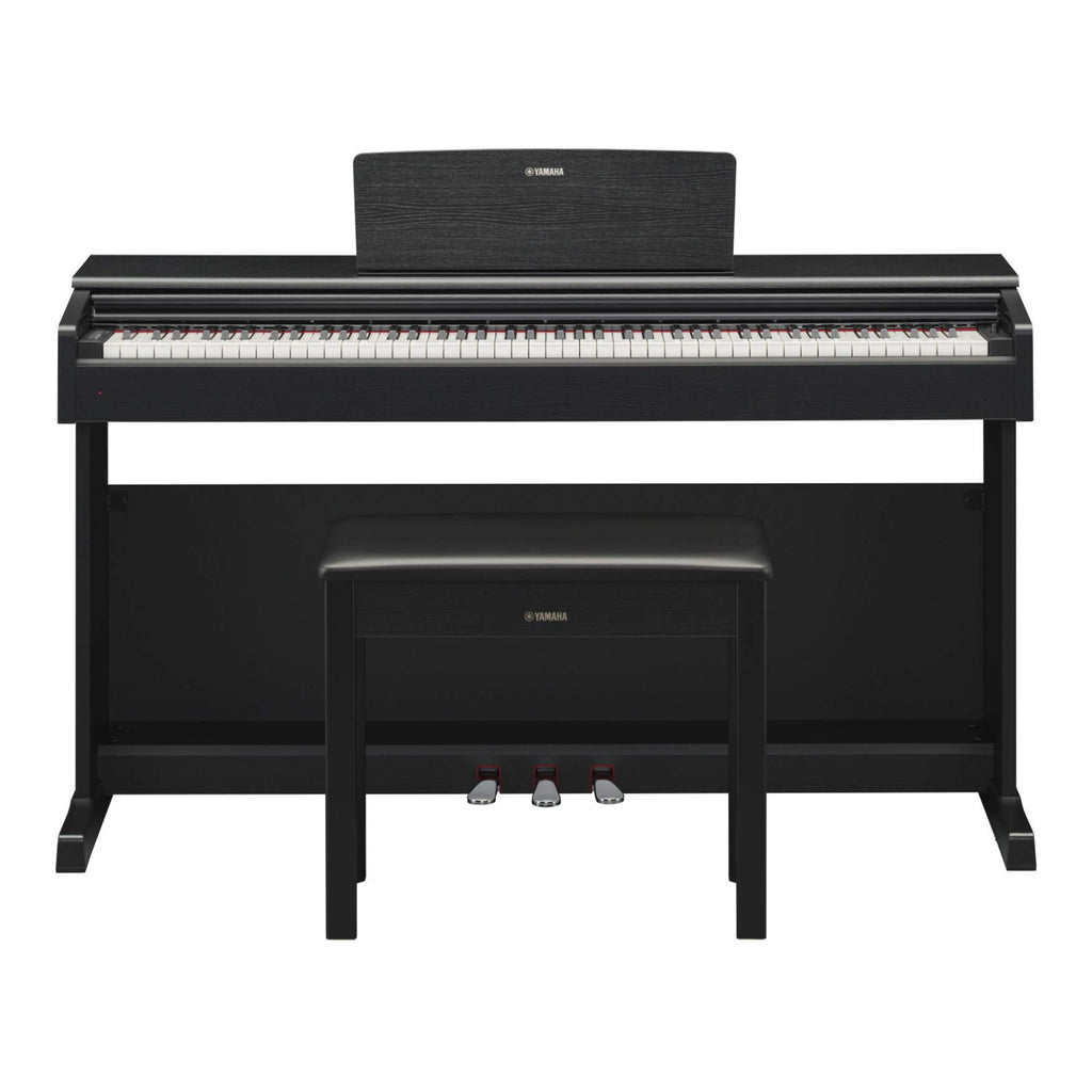 Black Digital Console Piano with Bench E9097