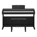 Black Digital Console Piano with Bench E9097