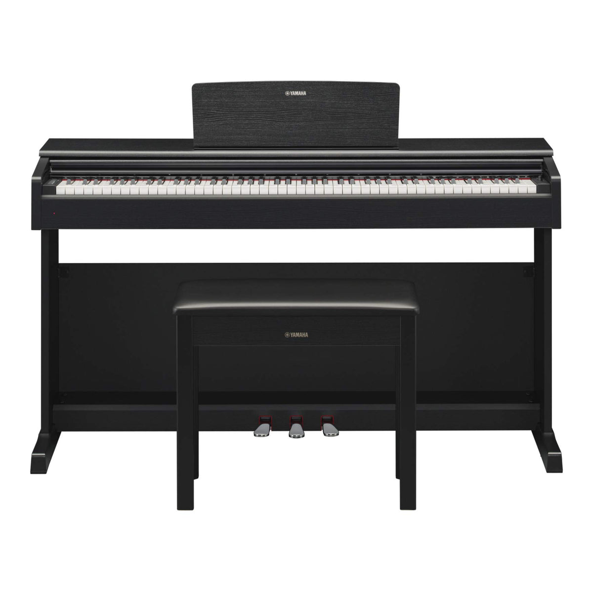 Black Digital Console Piano with Bench E9097