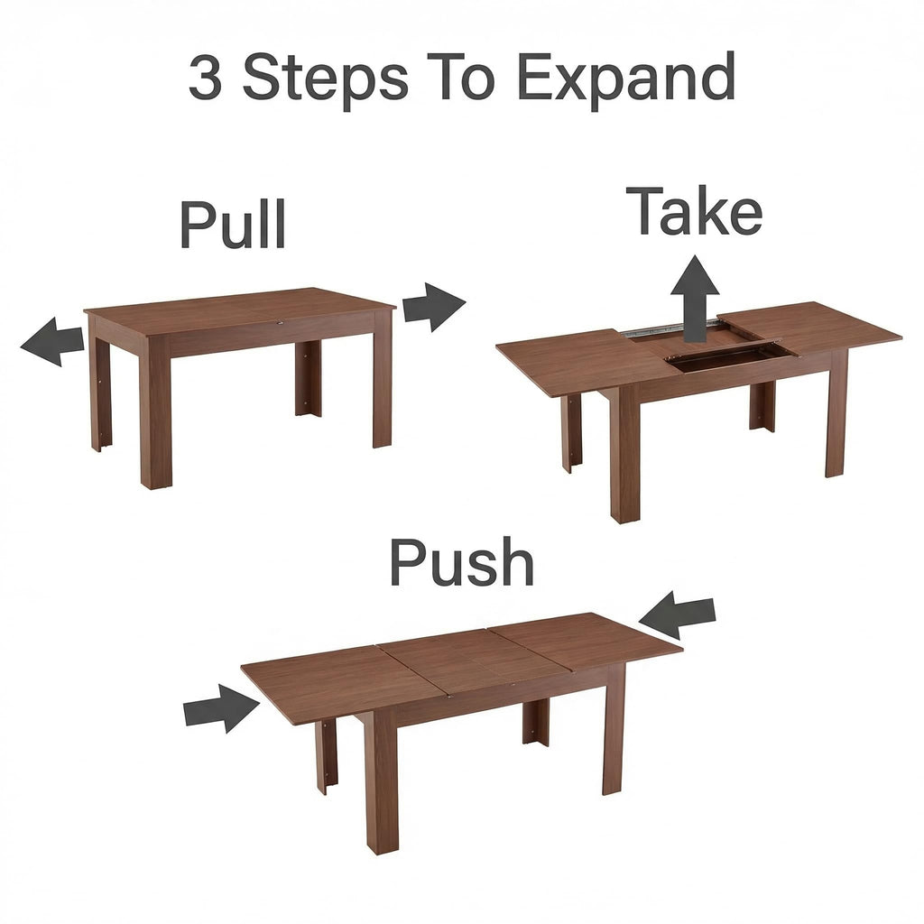 9 Piece Extendable Rectangular Dining Table Set with 8 Chairs W765810