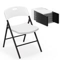 White Plastic Folding Chairs W813