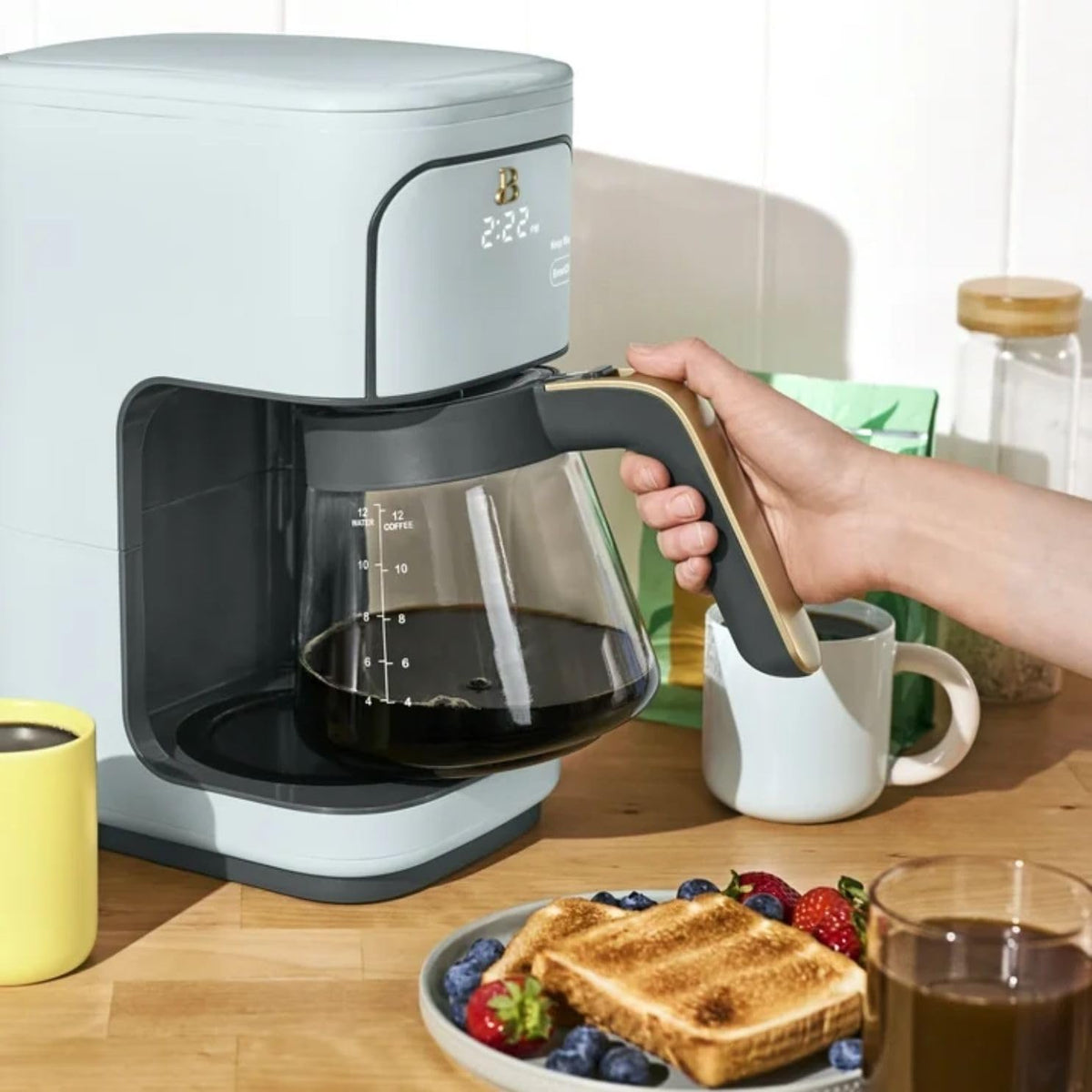 12-Cup Programmable Drip Coffee Maker with 24h Timer X87150