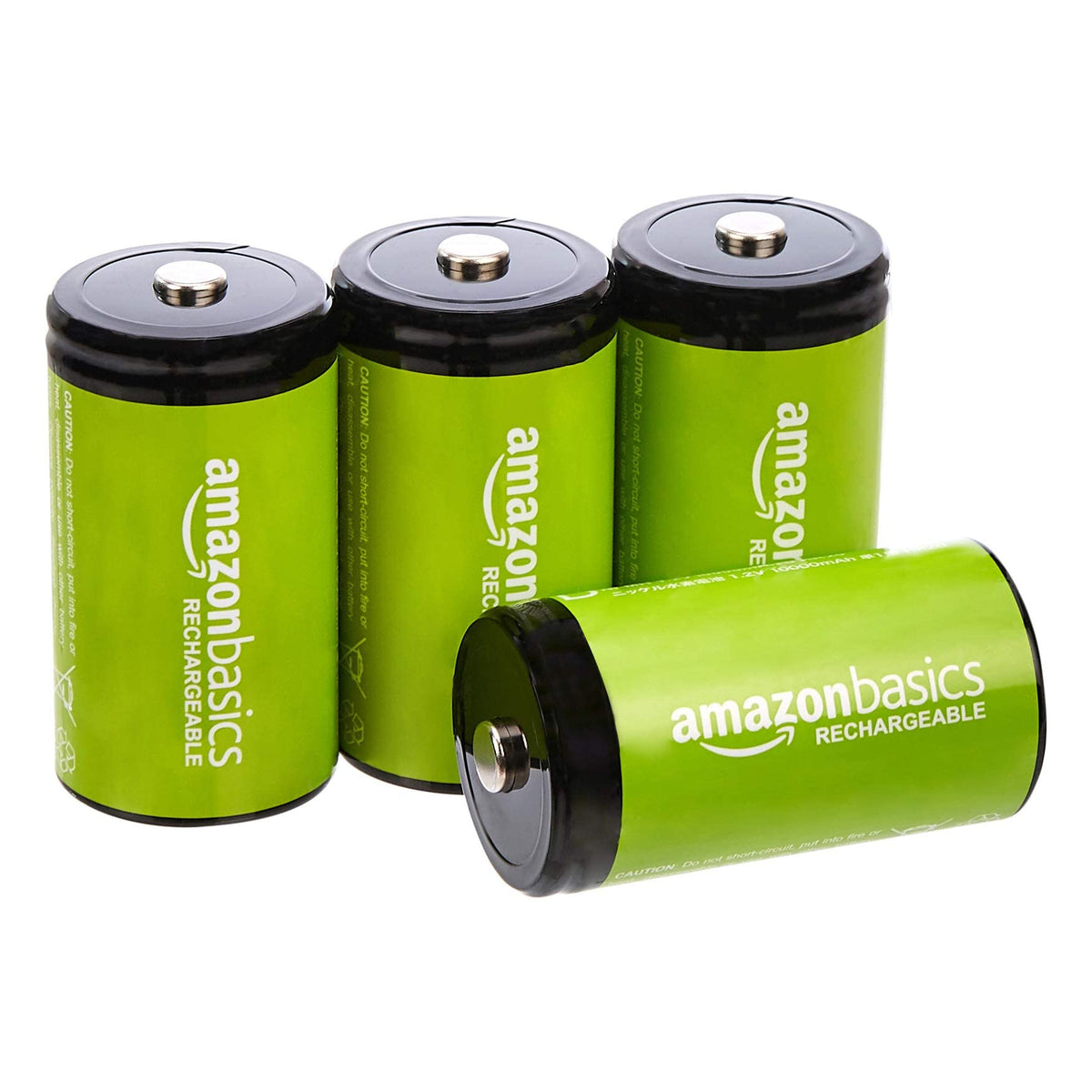 4-Pack Rechargeable D NiMH Batteries D122989
