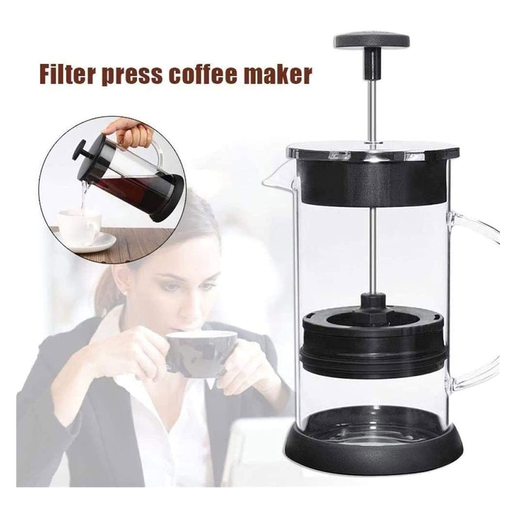 34 Oz Stainless Steel French Coffee Press with Triple Filters J34219