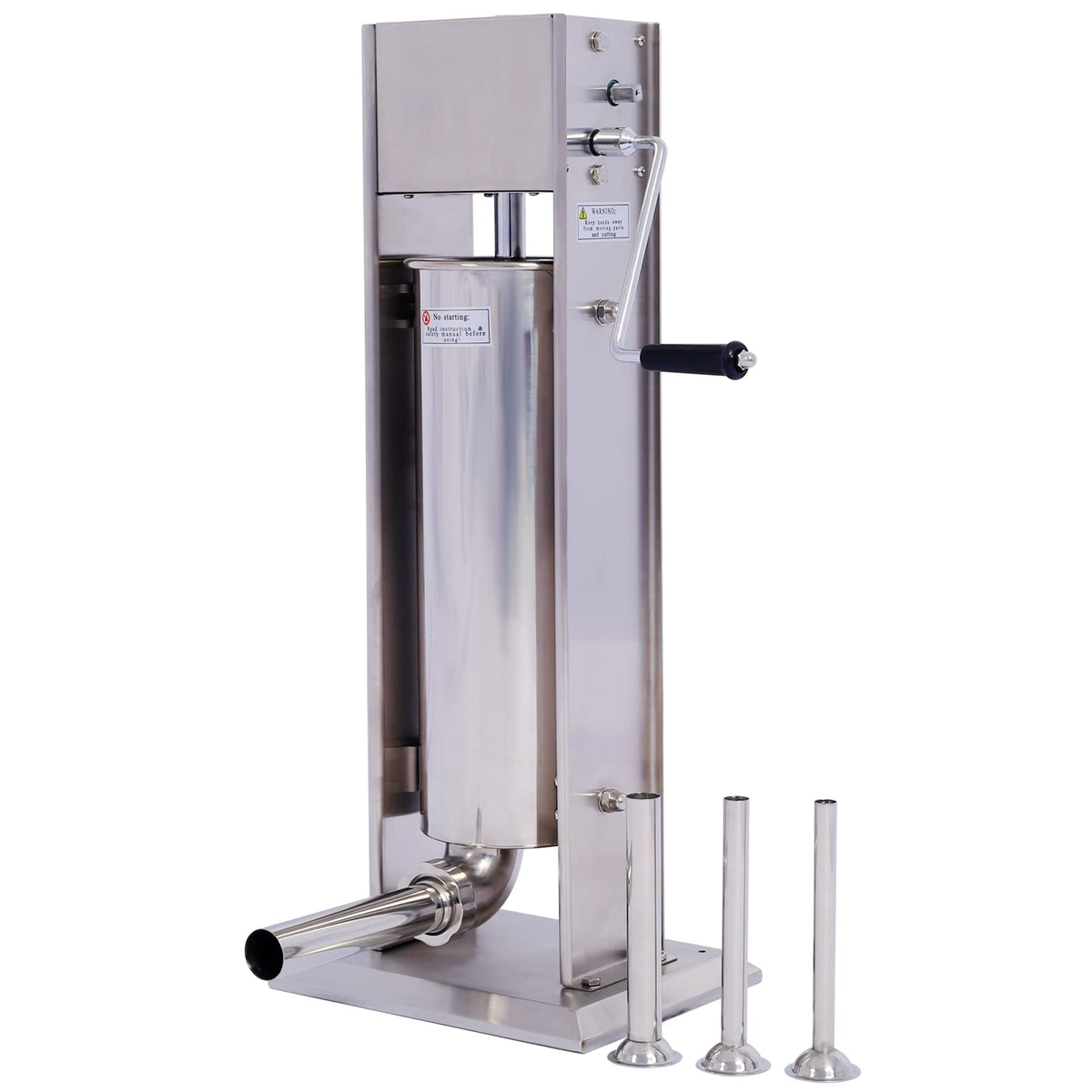 Stainless Steel Sausage Stuffer 15LB 7L with 4 Nozzles A934468