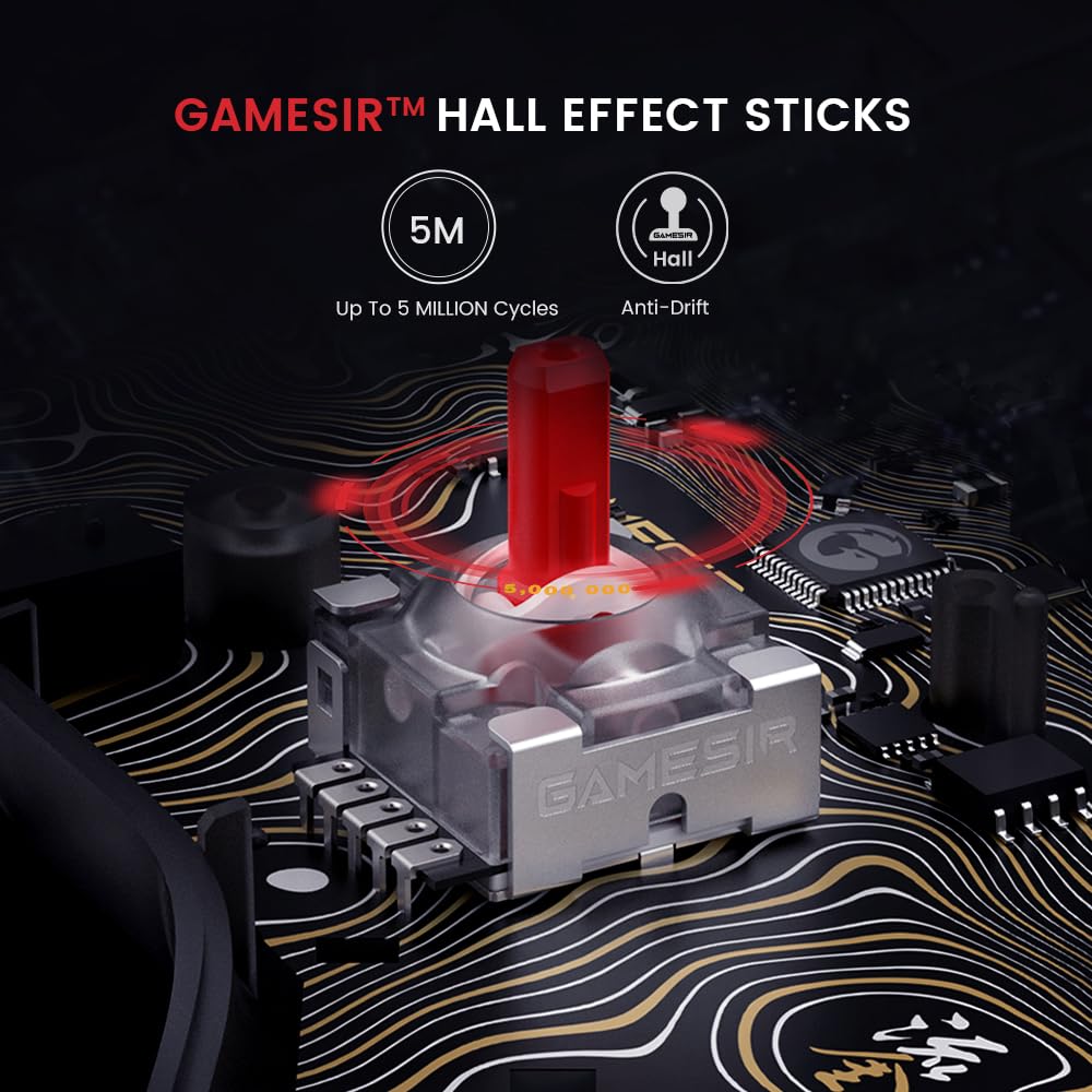 Wired Controller with RGB Lighting and Hall Effect Joystick S5109