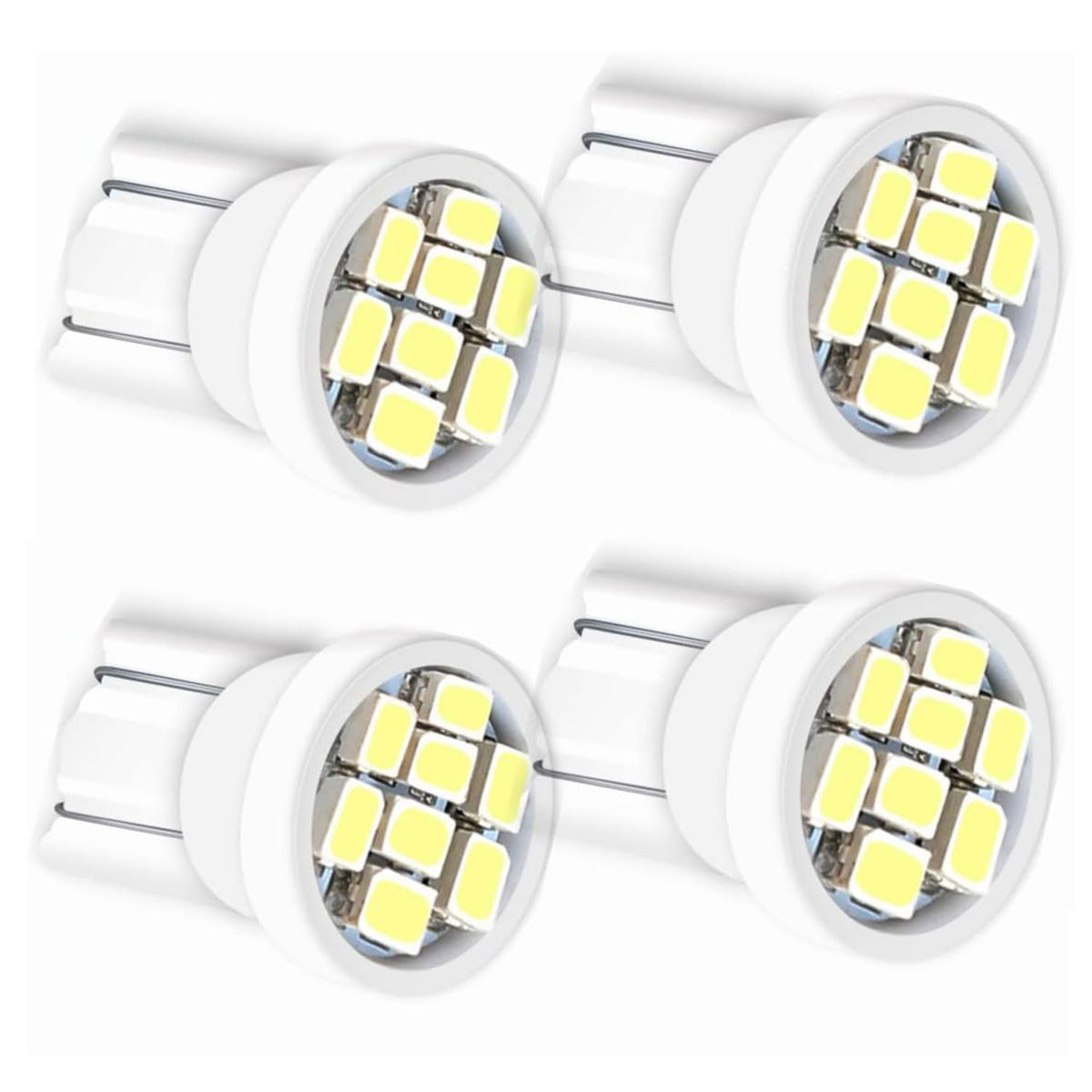Black Headlight Assembly with Sequential Turn Signal Left+Right Pair Z6039