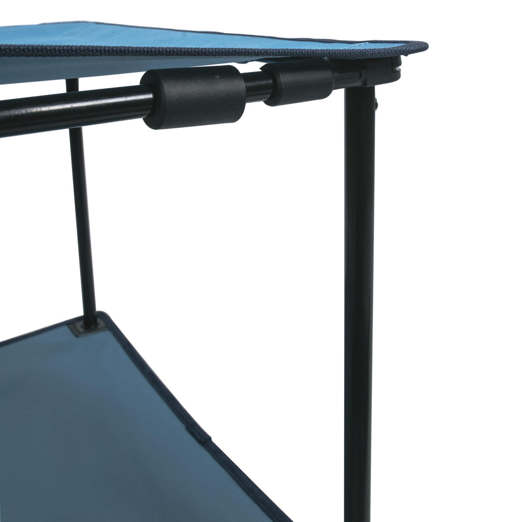 22” Square Compact Outdoor Folding Table with Cup Holders and Carry Bag Y89611