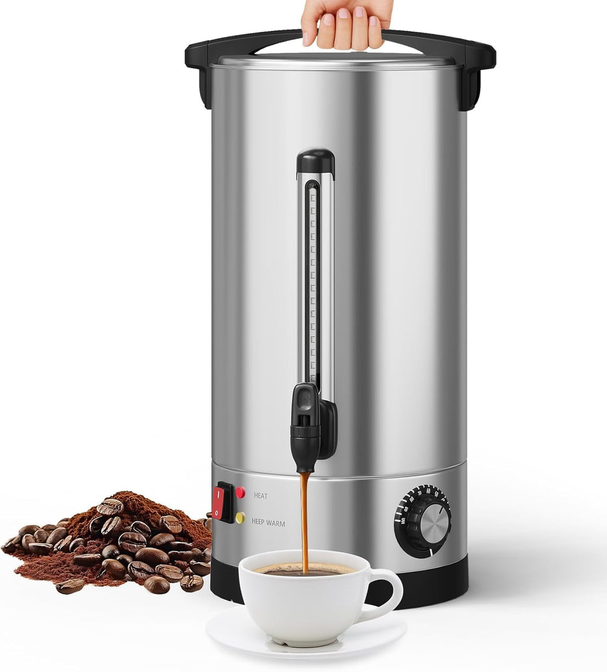 70 Cup Stainless Steel Commercial Coffee Urn B87357