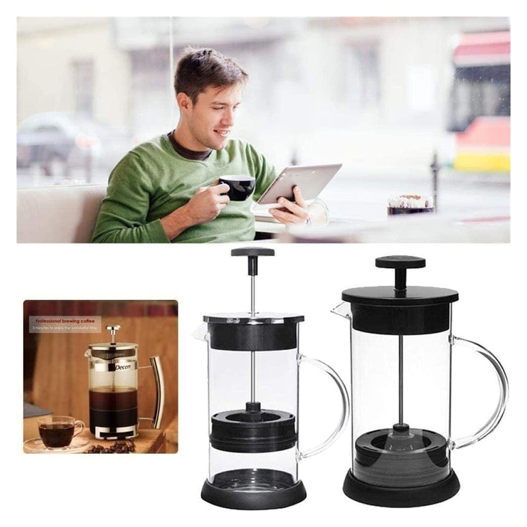 34 Oz Stainless Steel French Coffee Press with Triple Filters J34219