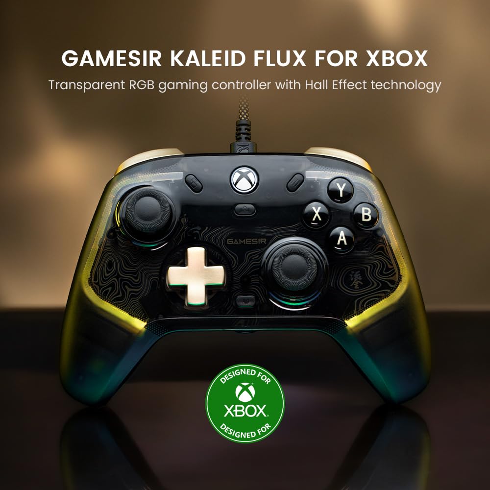 Wired Controller with RGB Lighting and Hall Effect Joystick S5109