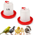 2 Pack 1.5L Plastic Chick Waterer I88367