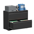 Metal File Cabinet with Lock, 2 Drawer Z8021